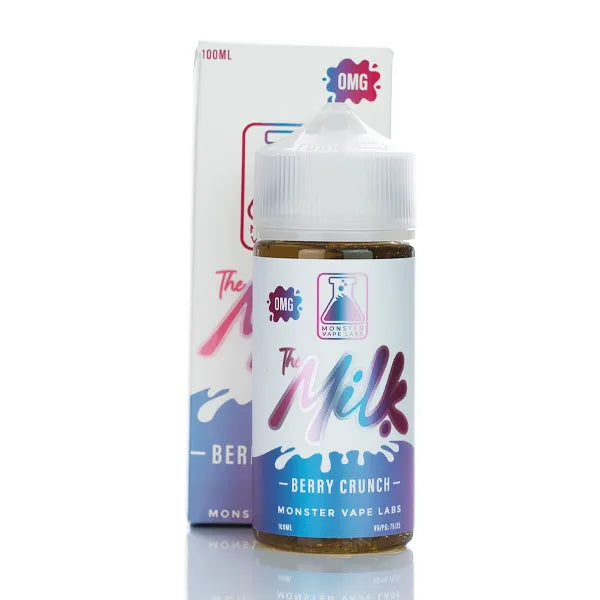 The Milk E-Liquid - No Nicotine Vape Juice - 100ml - Black Coral